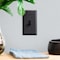Amerelle Wall Plate, Number of Gangs: 2 gang Stamped Steel, Matte Finish, Black 163DMB - alternate 2